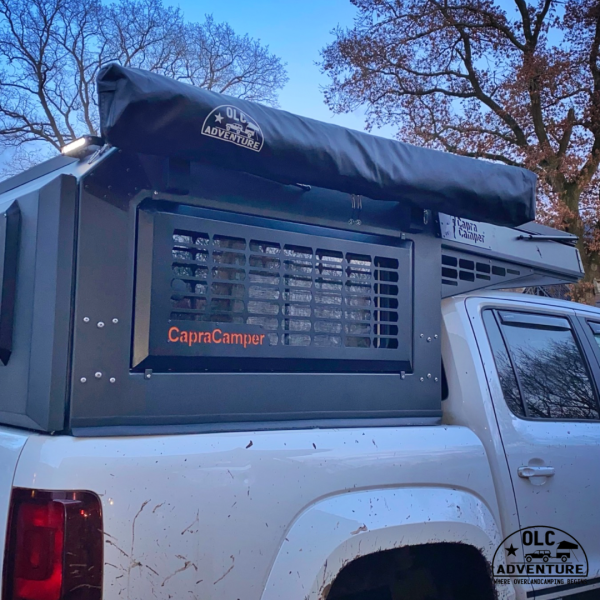 Capra Camper 3.0 Wohnkabine montiert auf einem Pick Up