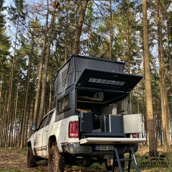 Capra Camper 3.0 Wohnkabine montiert auf einem Pick Up